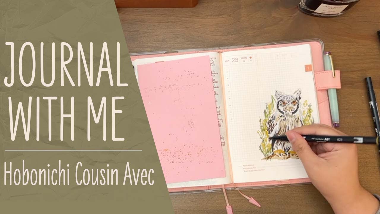 JOURNAL WITH ME | Creative Journal | HOBONICHI COUSIN AVEC | Journal Inspiration / Memory Keeping