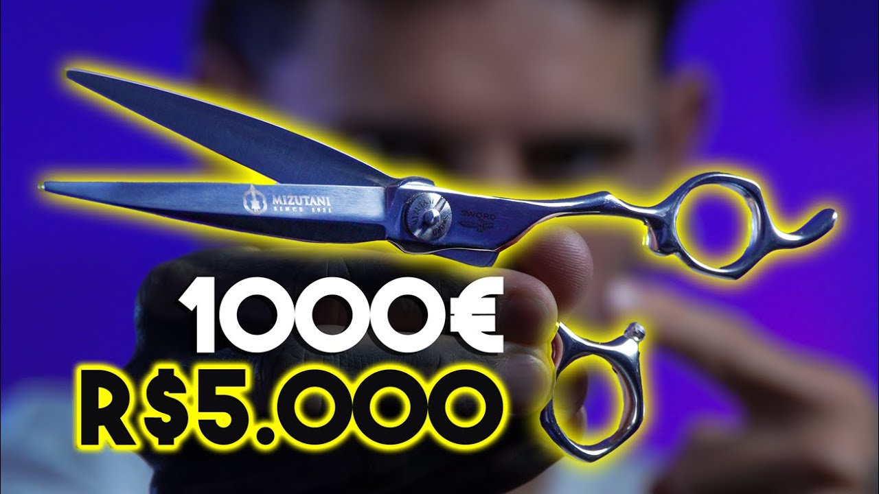 A MELHOR TESOURA DO MUNDO? Review Tesoura MIZUTANI AliExpress ✂️