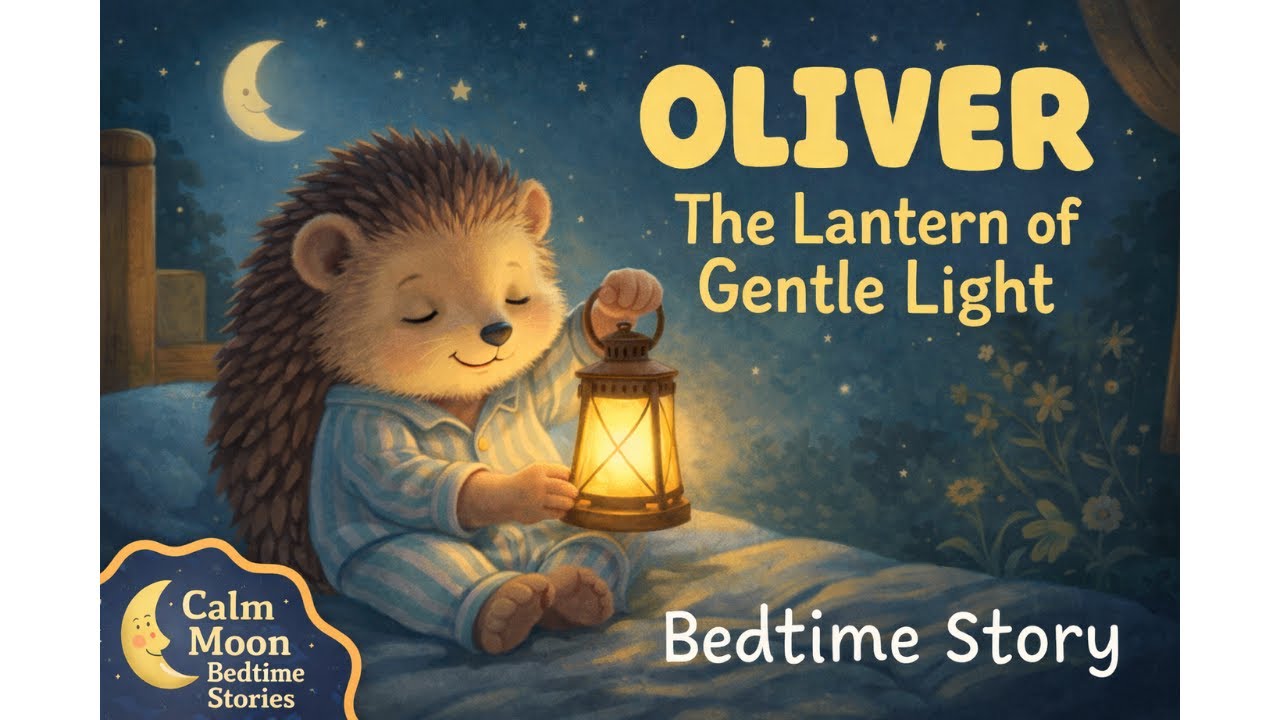 Oliver & the Lantern of Gentle Light | Calm Bedtime Story for Kids | Peaceful Sleep