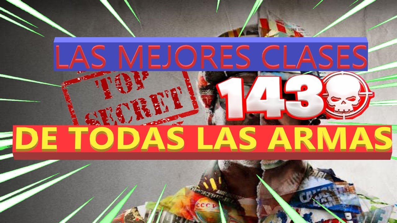 LAS MEJORES CLASES Y ARMAS DE COLD WAR (Bien explicadas)