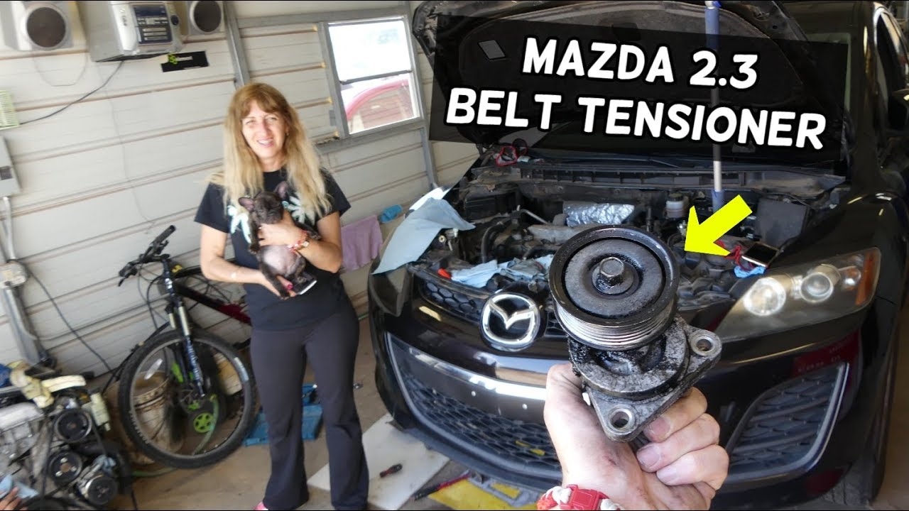 SERPENTINE BELT TENSIONER REPLACEMENT MAZDA CX-7 MAZDASPEED 3 6 CX7 2.3