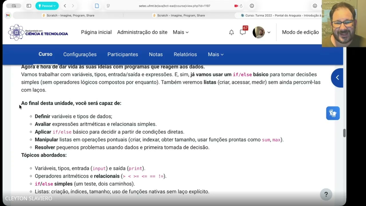 Aula Síncrona   Introdução a Programação   Reoferta 03/02/2026