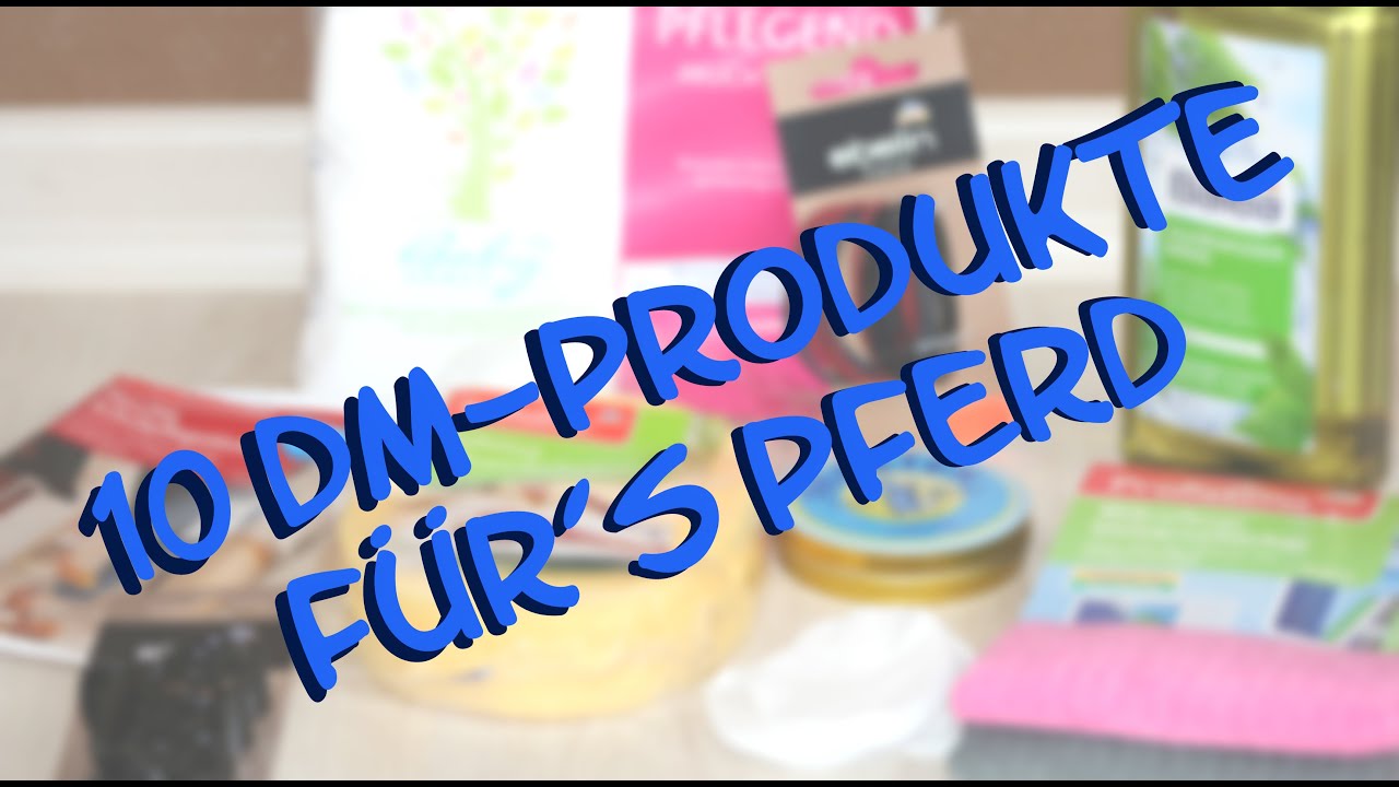 10 NÜTZLICHE DROGERIEPRODUKTE für´s PFERD