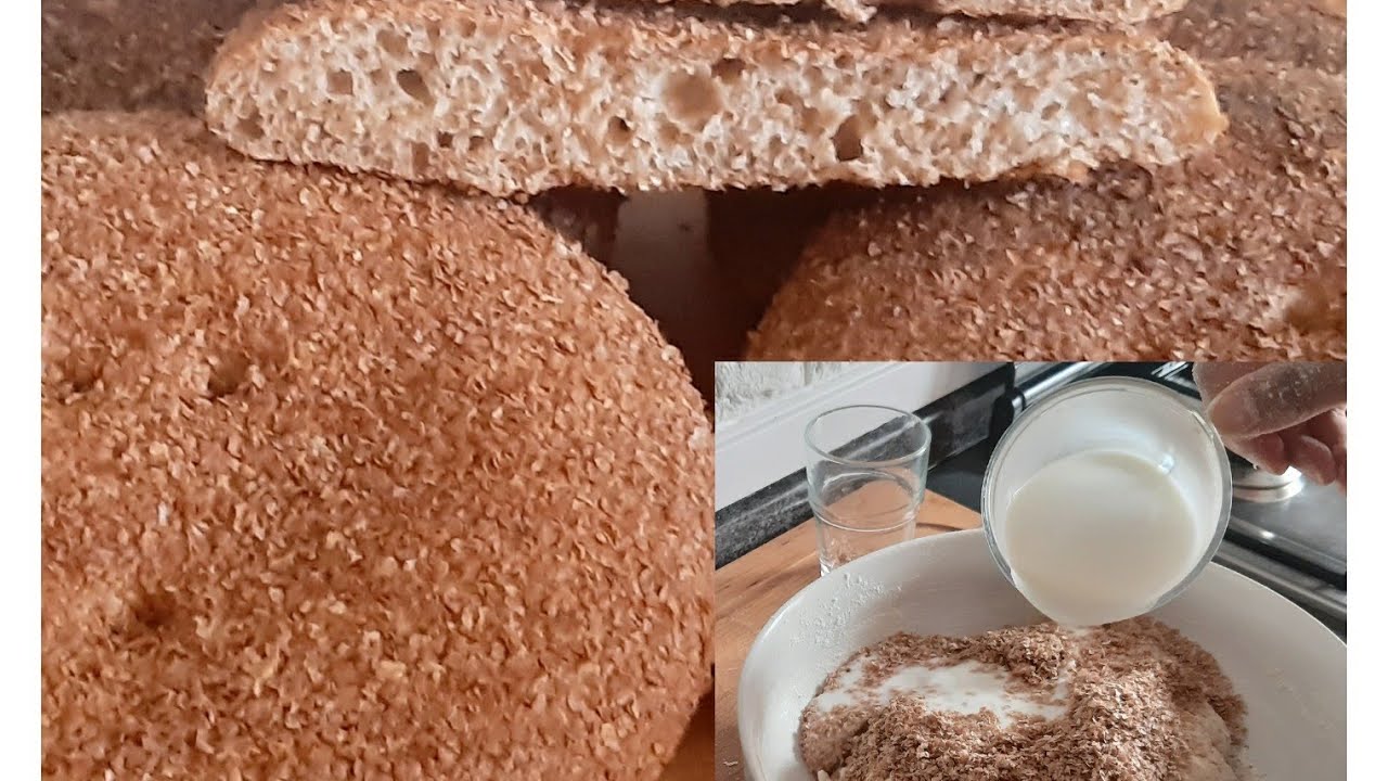 خبز النخالة! أحسن مليون مرة من خبز المخابز  أضيفي القليل من هذا المكون! قبل الاختمار  PANE INTEGRALE