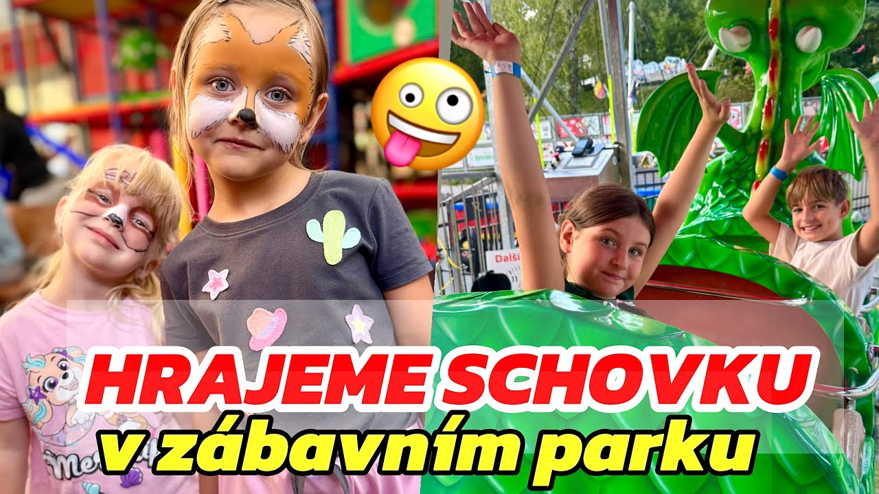 SCHOVKA V ZÁBAVNÍM PARKU 🤪 A ODJÍŽDÍME PRYČ 🚗