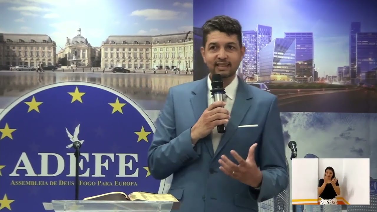 A Jesus reconhecimento e eterna gratidão.   ADEFE (Assembleia de Deus Fogo para Europa)