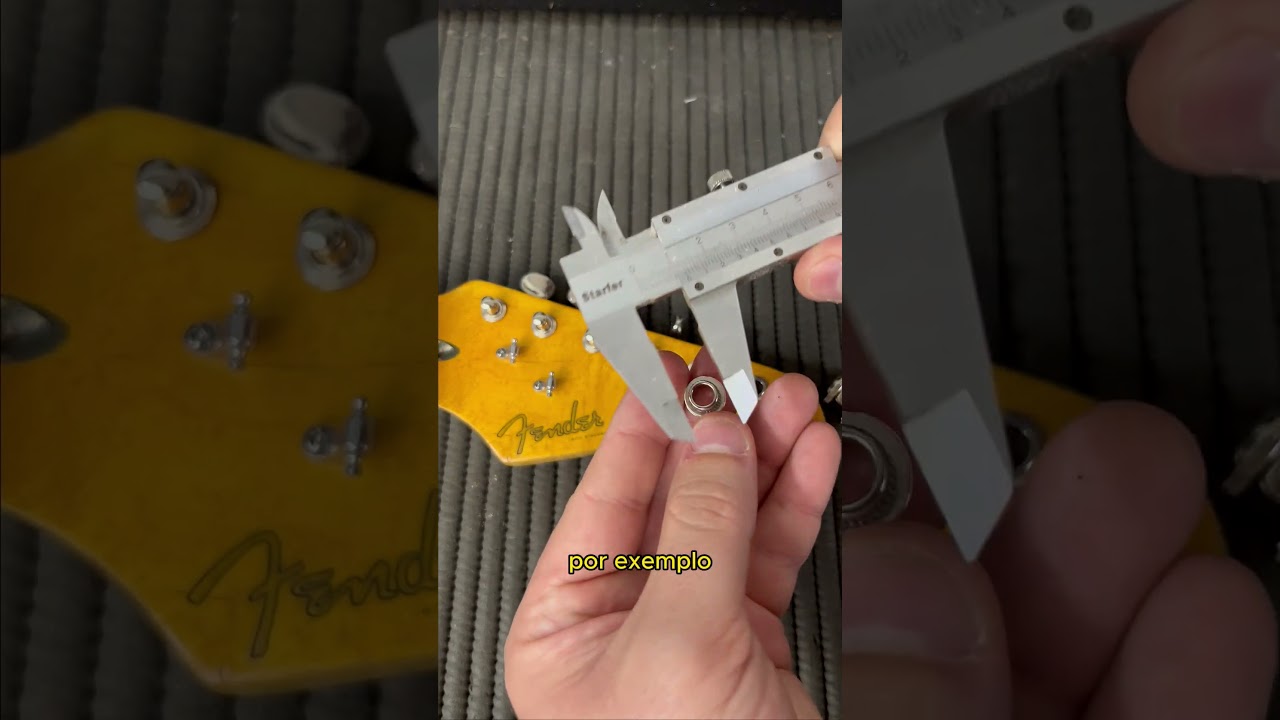 Cuidados na hora de trocar as tarraxas #guitarra