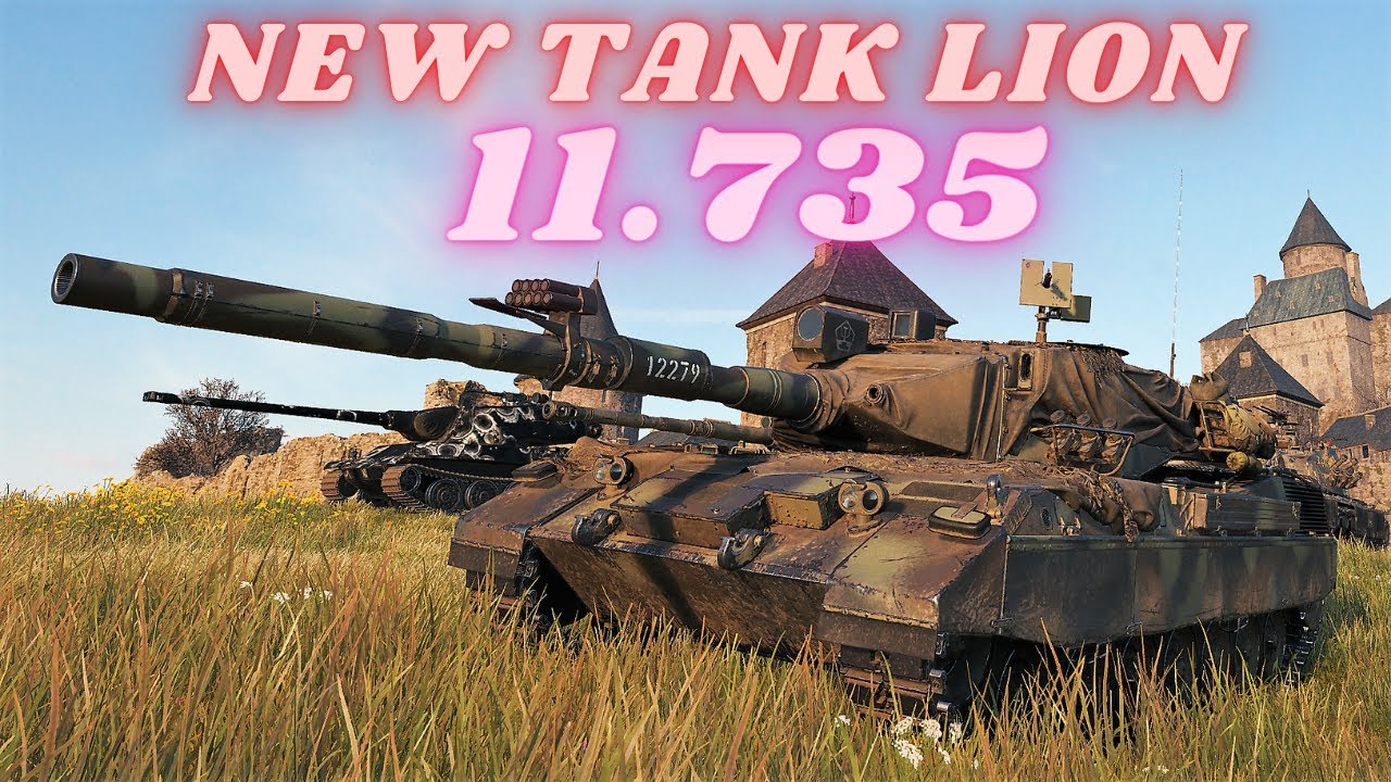 NEW Tank Lion 11.735 Damage & Lion (2x)???  World of Tanks Replays 4K The best tank game