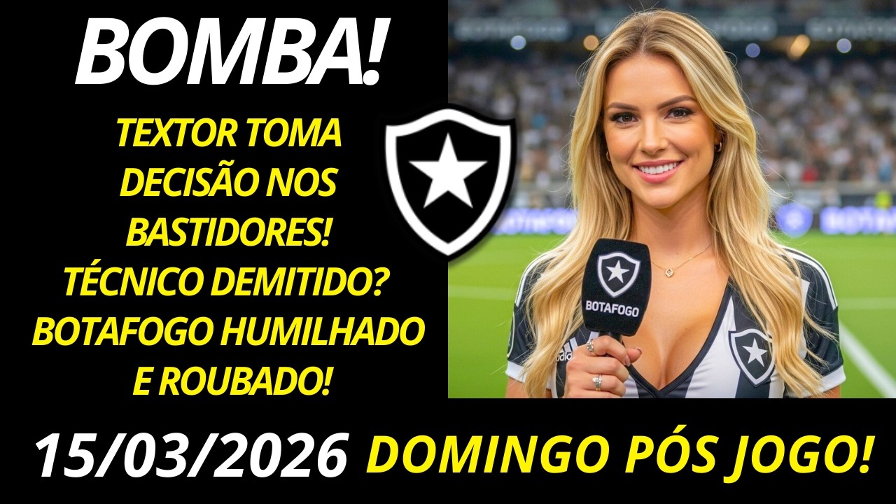 CAIU?! JOHN TEXTOR N&Atilde;O SUPORTA VEXAME! BASTIDORES FERVE AP&Oacute;S DERROTA DO BOTAFOGO PARA O FLAMENGO!