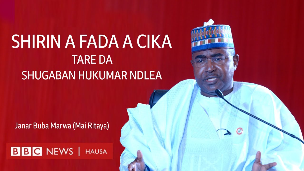 A Fada a Cika tare da Shugaban Hukumar NDLEA Buba Marwa.