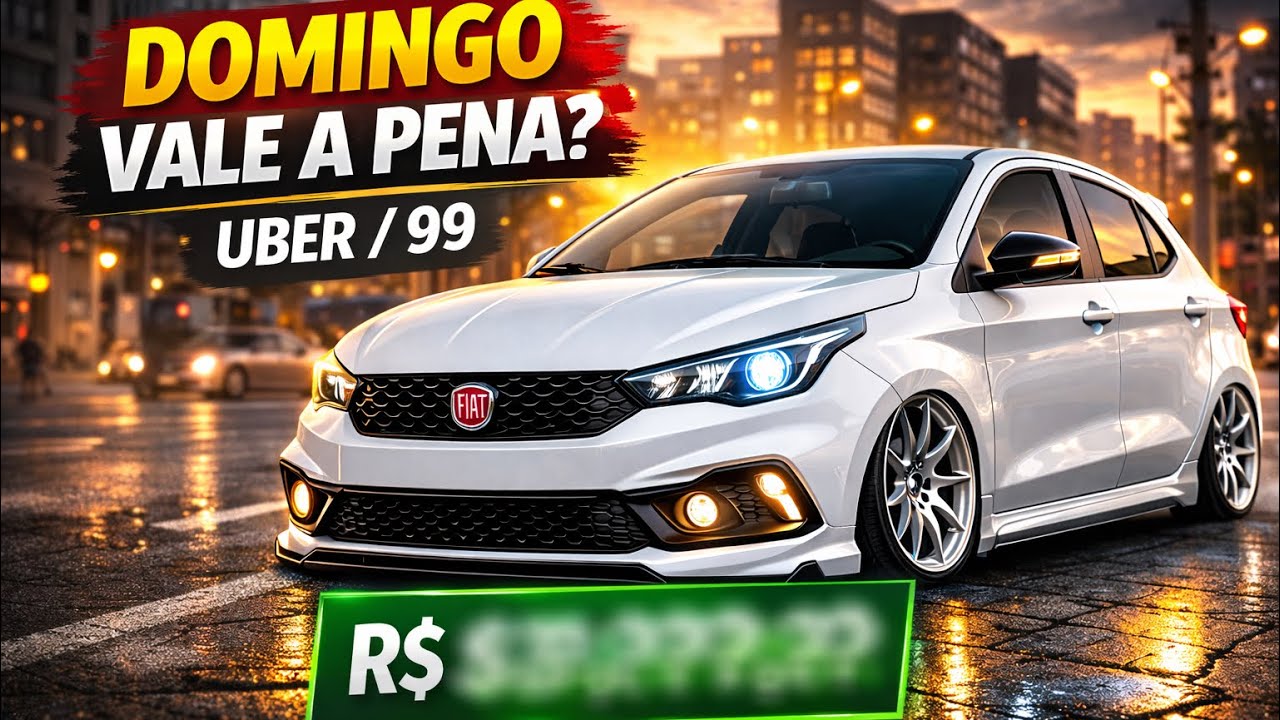 DOMINGO VALE A PENA TRABALHAR NA UBER E 99? Testei na Prática | Motorista de Aplicativo
