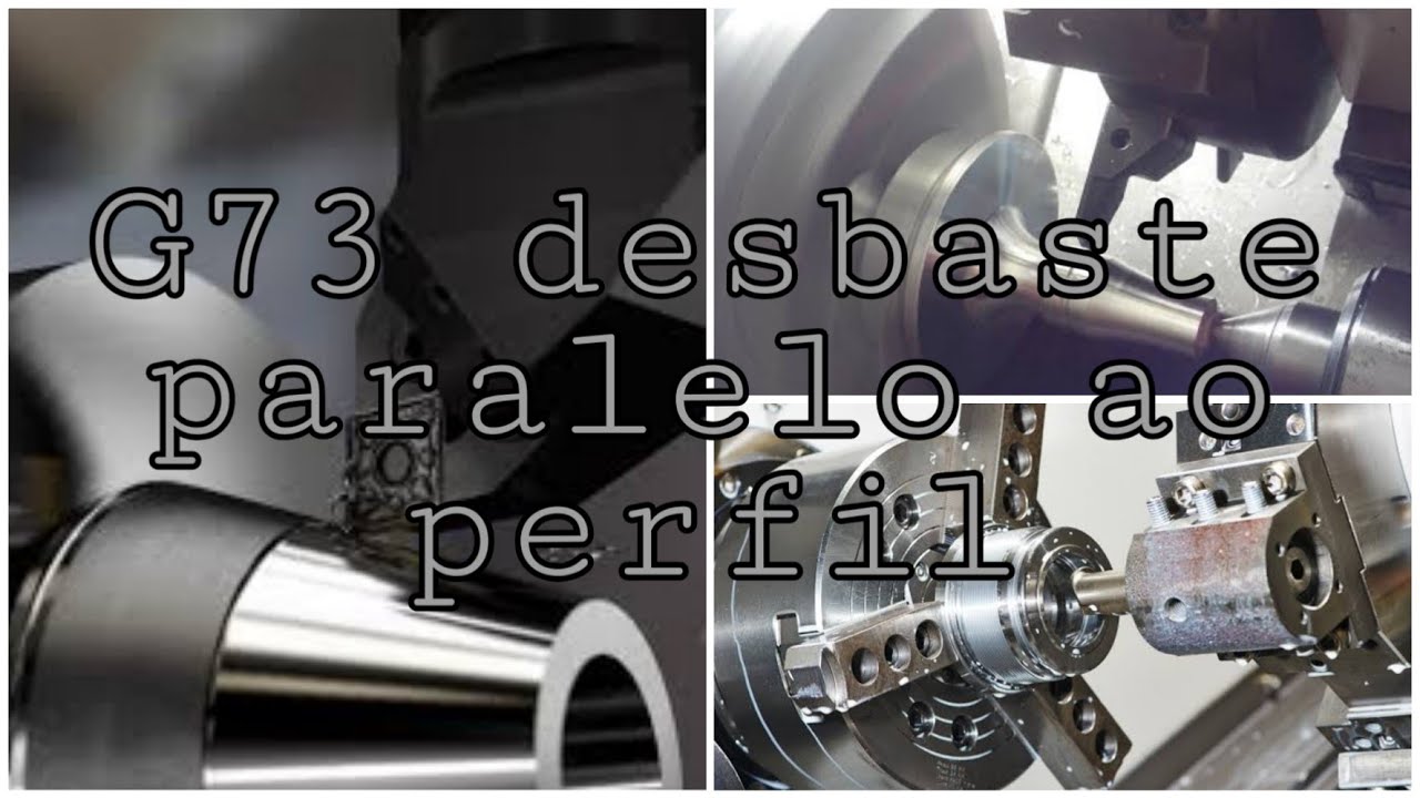 G73 ciclo de torneamento paralelo ao perfil, Torneamento de peças forjadas no torno CNC.