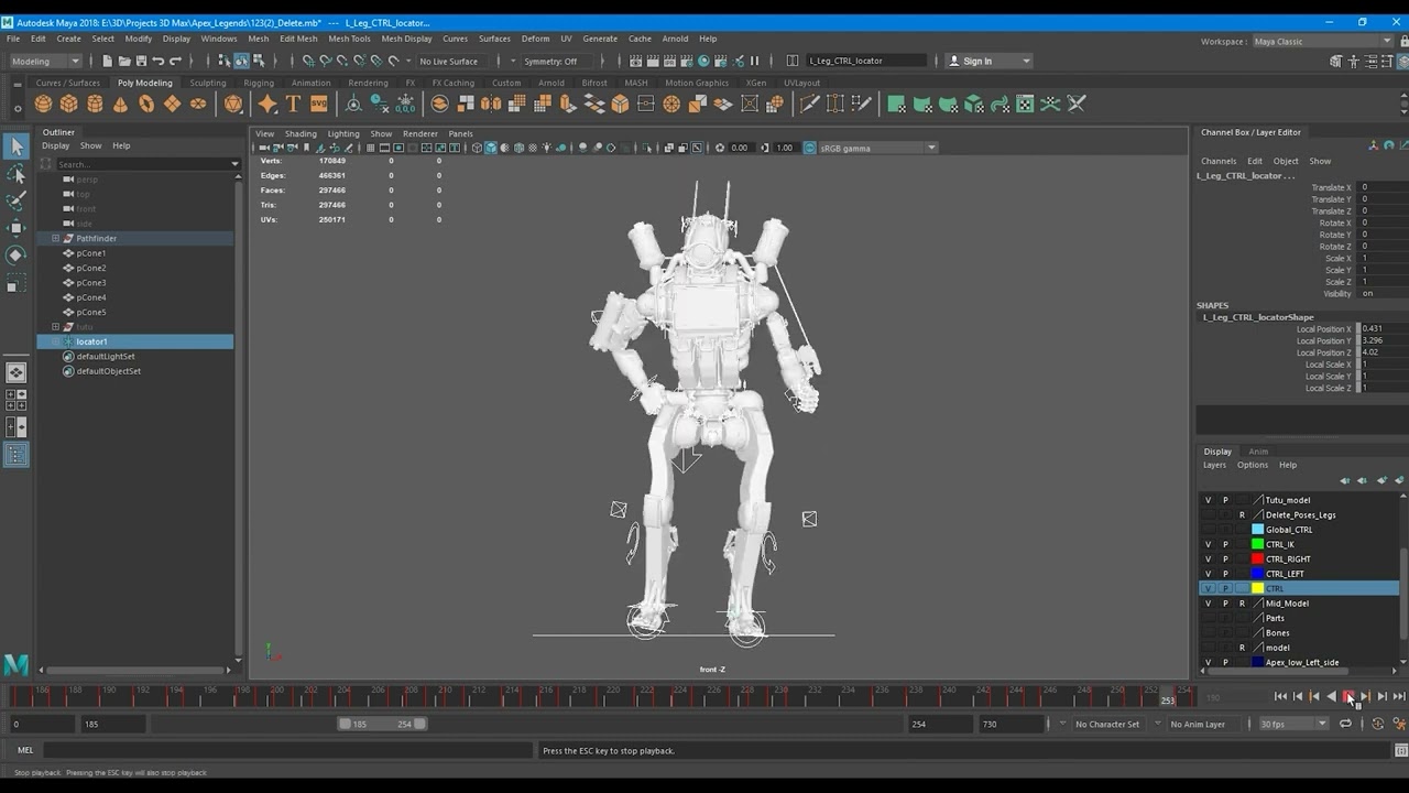 Alex Filvet: Animation in Maya. How to Scale frames in Maya