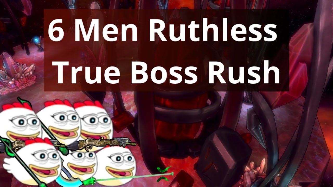 6 Men Ruthless True Boss Rush - Dungeon Defenders