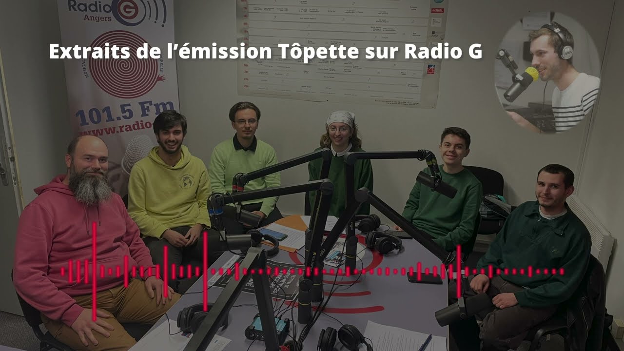 Passage dans l'émission Topette! sur Radio G