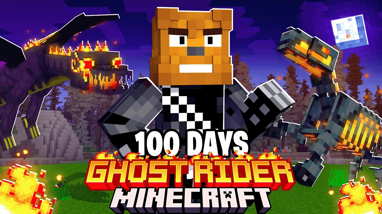 Я выжил 100 дней в роли ПРИЗРАЧНОГО ГОНЩИКА в Minecraft