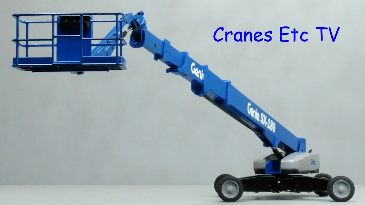 NZG Genie SX-180 Self-Propelled Boom Lift by Cranes Etc TV