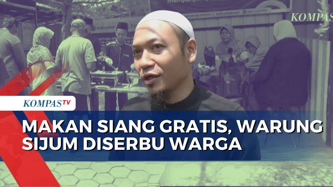 Warung Sijum di Klaten Sediakan 150-170 Porsi Makan Siang Gratis untuk Warga | SAPA SIANG