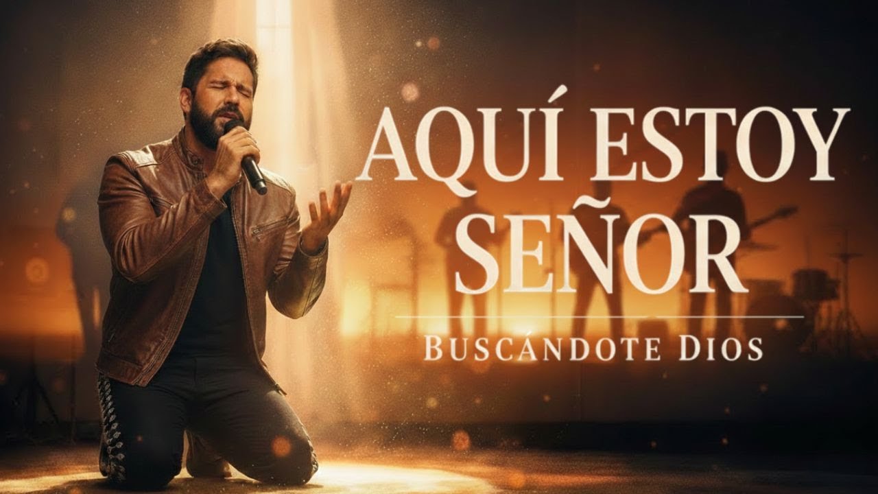 Alabanza Cristiana para Buscar a Dios ✝️ – AQUÍ ESTOY, SEÑOR 🙏  | Canción que Llega al Alma 🔥
