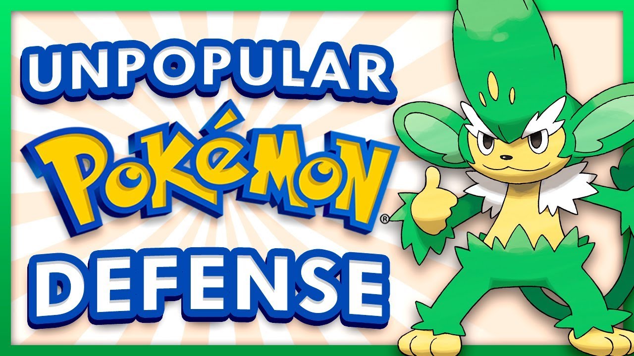Defending Unpopular Pokemon