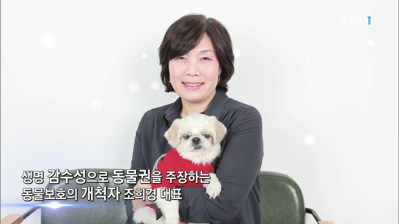EBS 초대석 - 생명 감수성으로 가는 문, 동물권- 동물자유연대 조희경 대표_#001