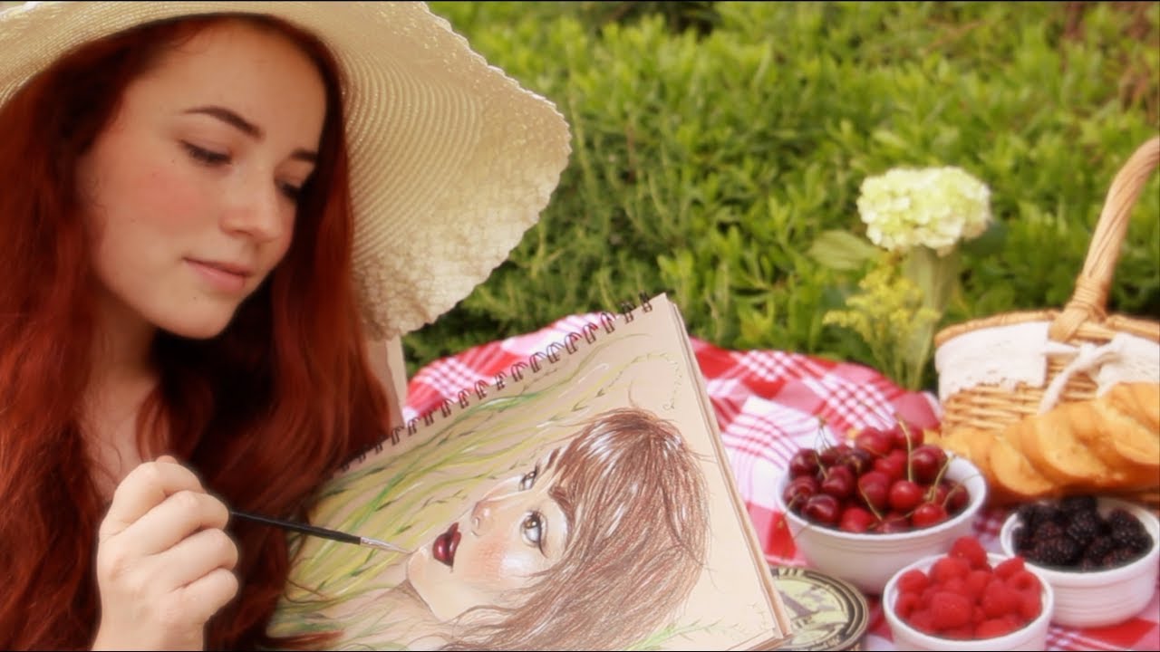ASMR Morning Picnic & Portrait
