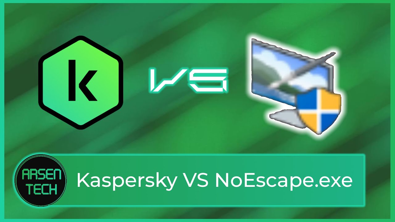 Kaspersky Antivirus VS The NoEscape.exe Virus | Antivirus Test