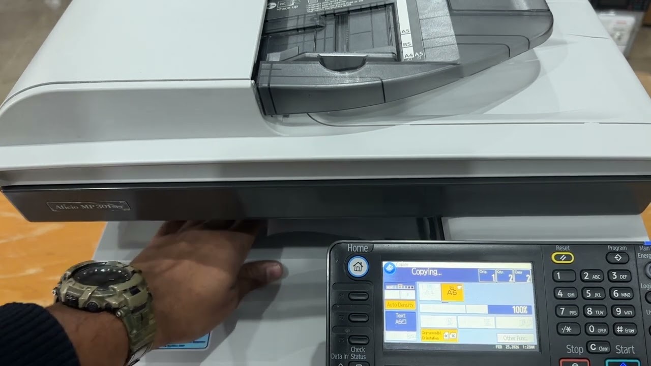 Ricoh MP 301 ID Card Copy on A6 Paper | Bypass Tray Setting | Step by Step Guide