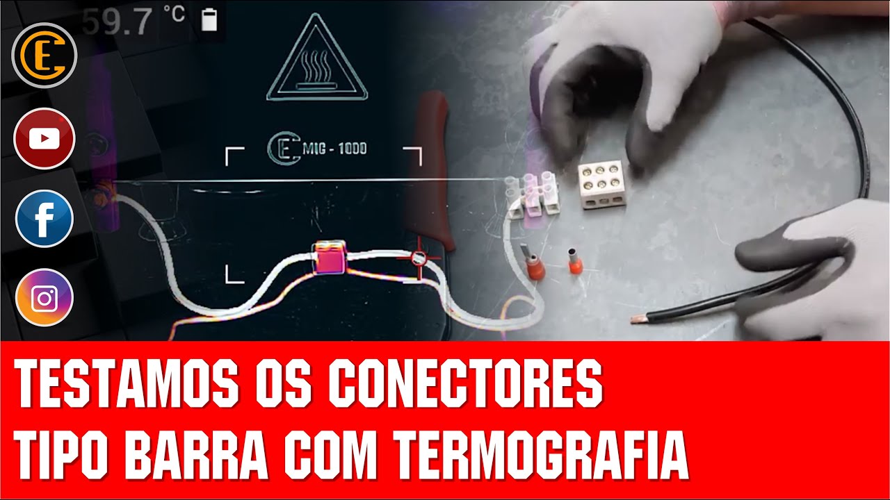 TESTAMOS O CONECTOR DE PORCELANA - SERÁ QUE ELE AGUENTA UMA CORRENTE ACIMA DE 200A?