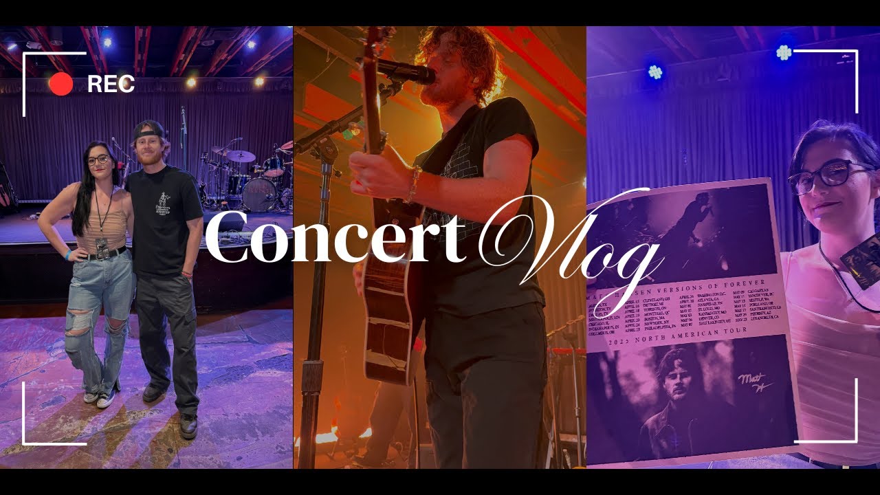 Concert Vlog #3: Matt Hansen Edition✨