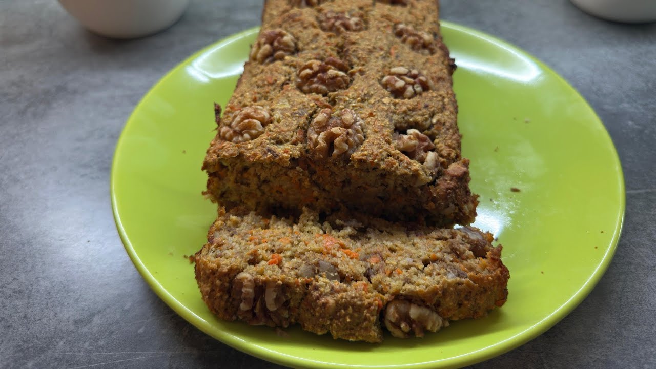 Chec cu banane si morcovi. Rețeta sănătoasă, fără zahăr adăugat. Banana bread 