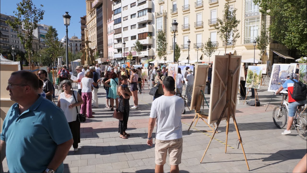 La XVII edici&oacute;n del Certamen de Pintura R&aacute;pida al Aire Libre de Caja Rural brilla por su creatividad