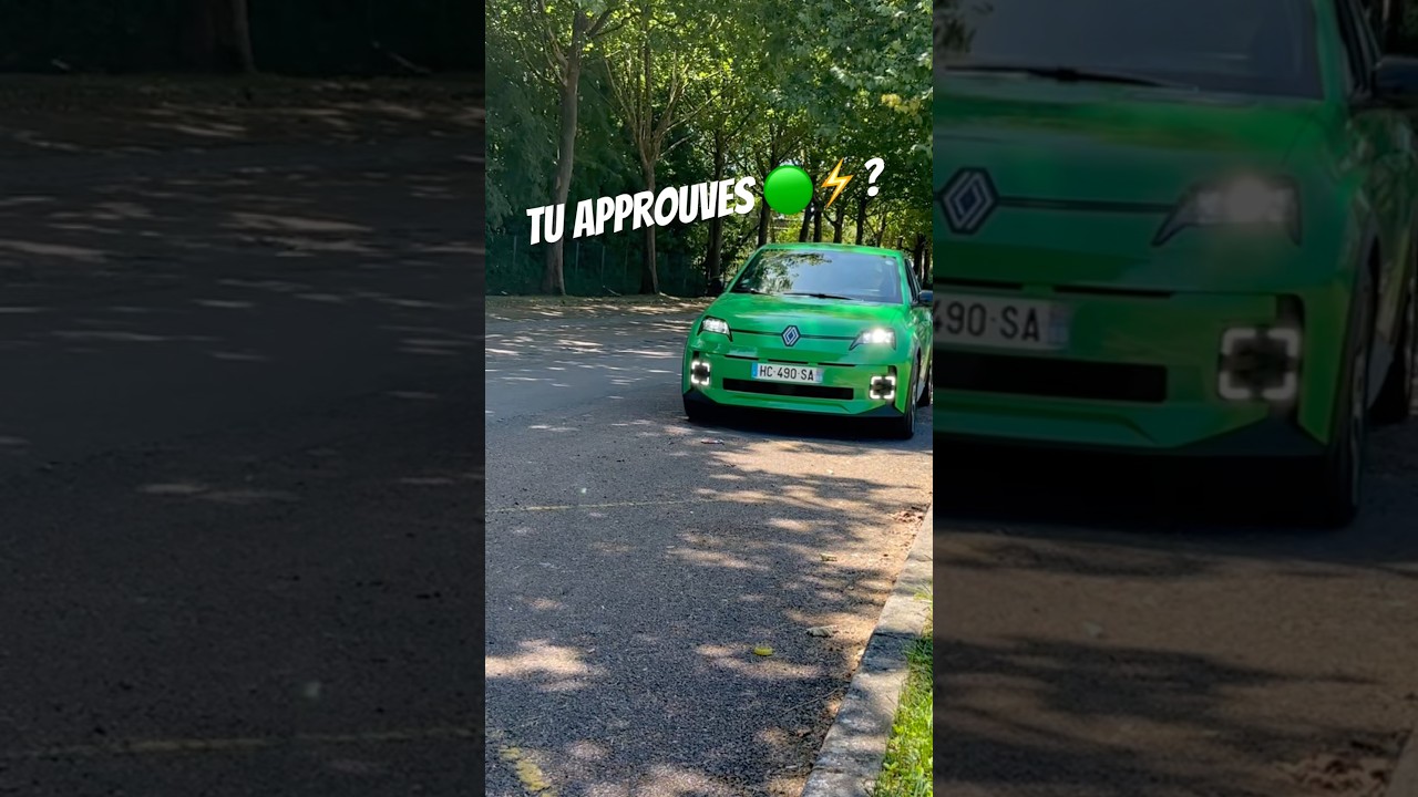Qui valide ? R5 E-Tech &eacute;lectrique : mignonne mais &eacute;lectrisante&hellip;⚡#Renault5ETech #R5Etech #R5 #Techno