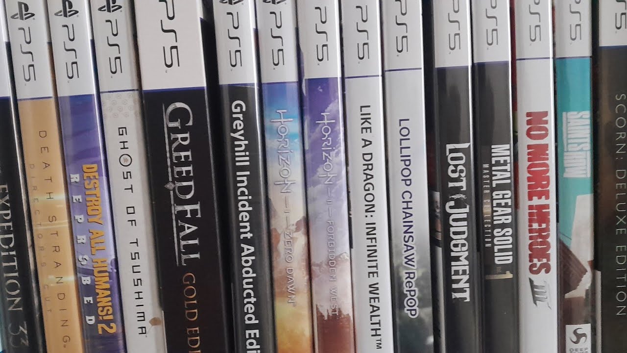 Ma collection jeux vidéo 2025 ! #playstation 