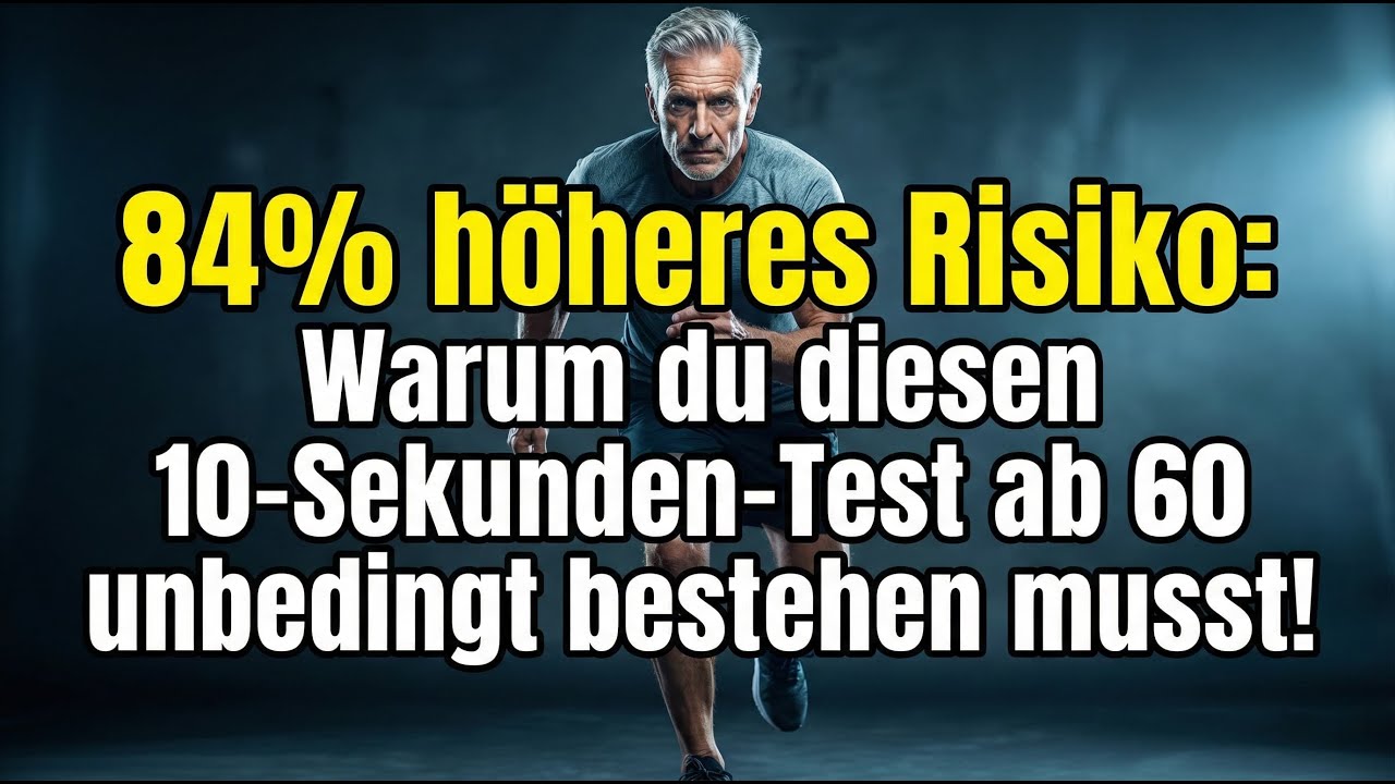 84% höheres Risiko: Warum du diesen 10-Sekunden-Test ab 60 unbedingt bestehen musst!