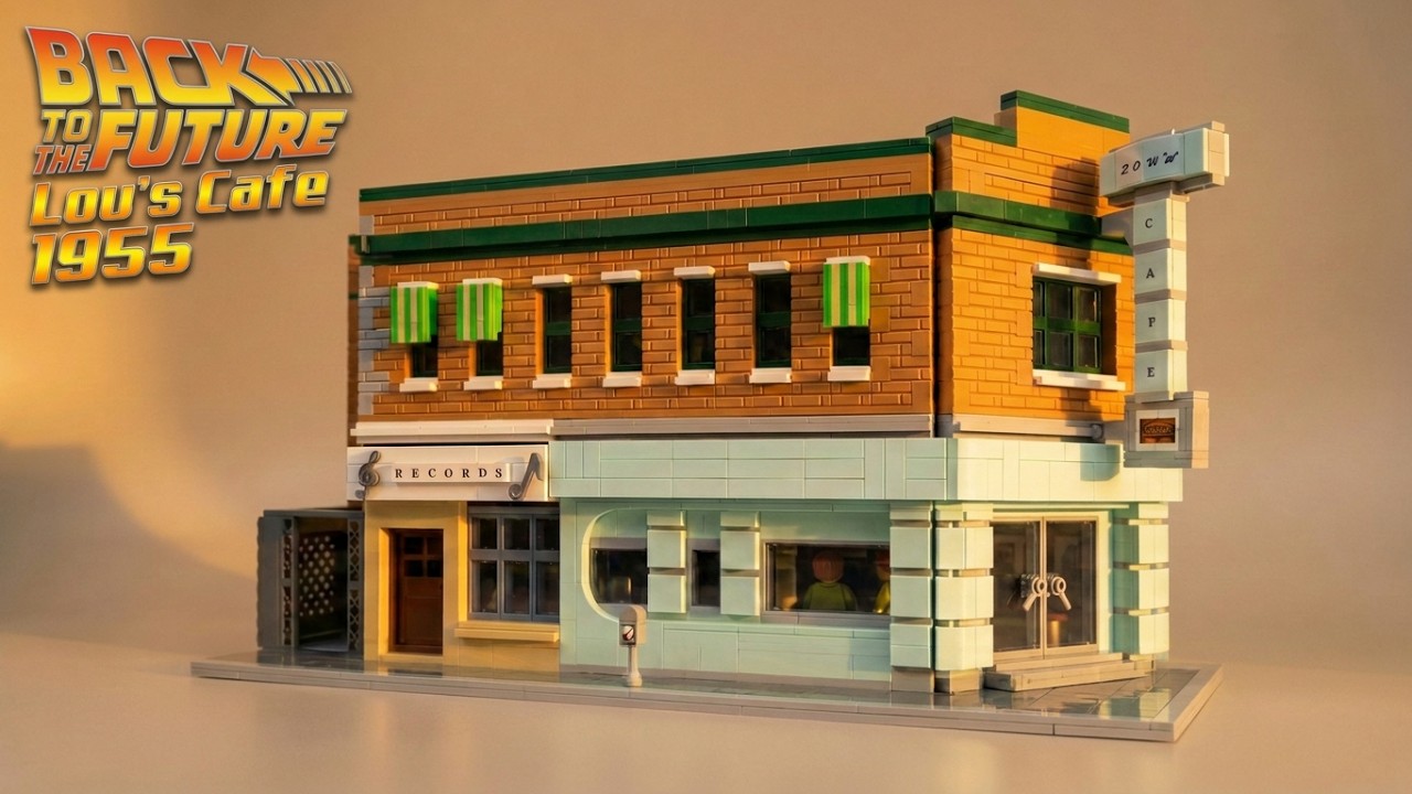 [LEGO] BACK TO THE FUTURE Lou's Cafe 1955