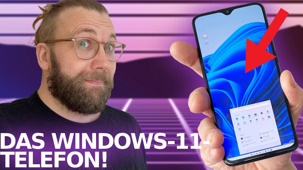 Ich habe Windows 11 auf einem Android-Telefon installiert 😎 (sogar mit Dual-Boot)!