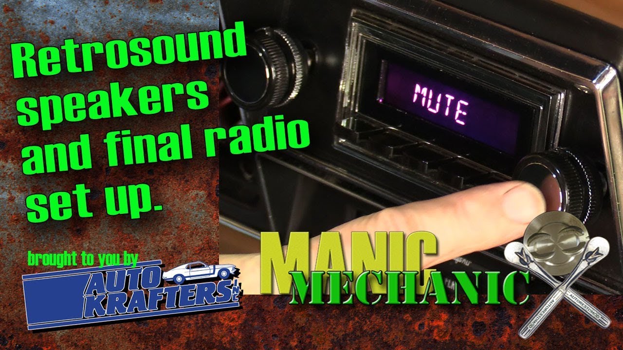 How To Retrosound Speaker Install and Radio Operation