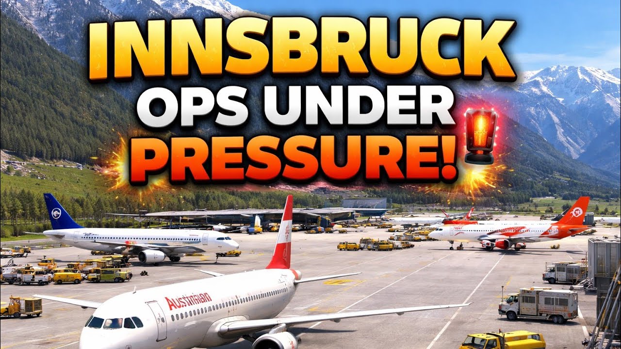 Innsbruck Airport Ops Under Pressure 🔥✈️
