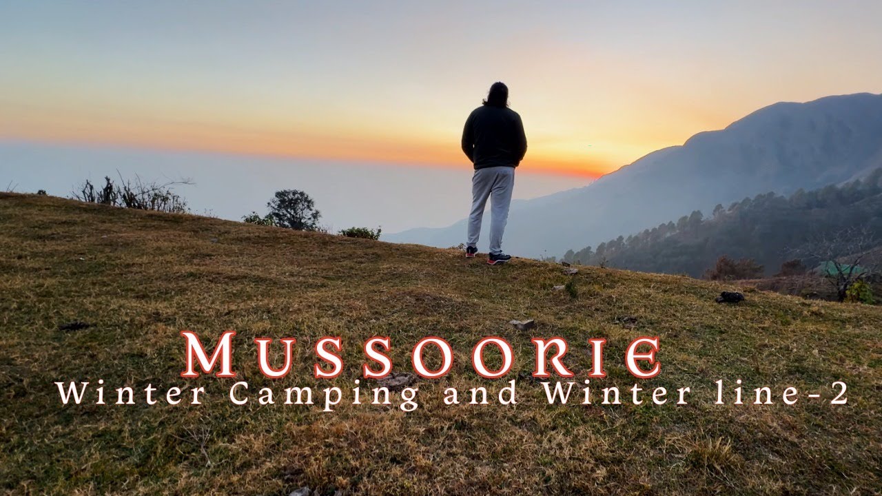 Mussoorie Winter Magic: Undiscovered Himalayan Car Camping Spot with Stunning Winter Line Part-2