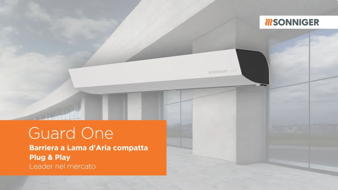 GUARD ONE, Barriera a Lama d’Aria Plug&Play, soluzione ideale per piccoli ingressi
