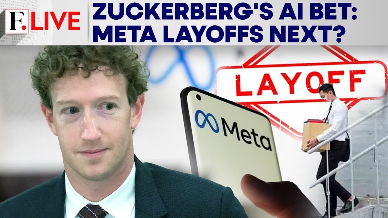 Zuckerberg Plans New Meta Layoffs, Budget Cuts Amid AI Shift | Firstpost Live | N18G
