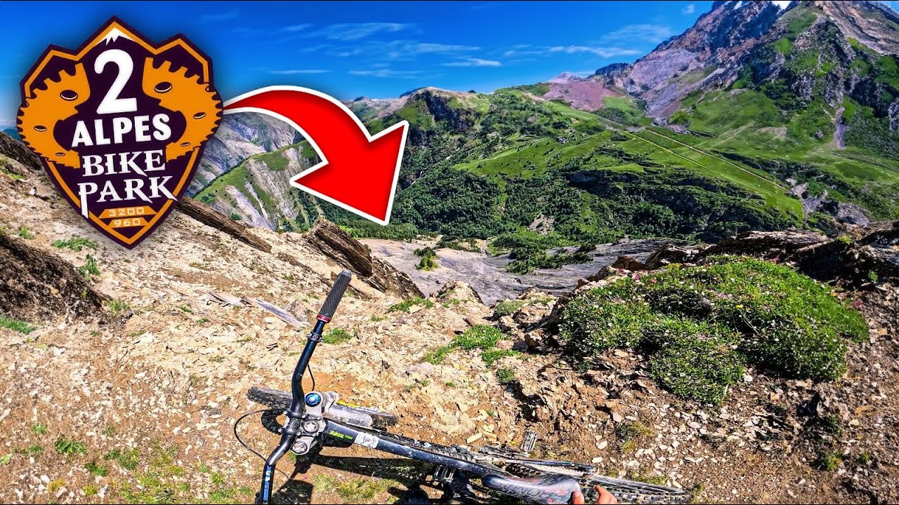 Je teste la nouvelle piste noire des 2 Alpes Bikepark !