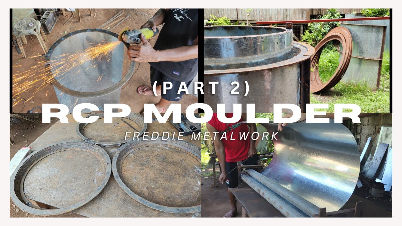 HOW TO MAKE RC PIPE MOULDER SIZE 18 PART 2 DETAILED VIDEO (CULVERT)(IMBORNAL) | FREDDIE METALWORK