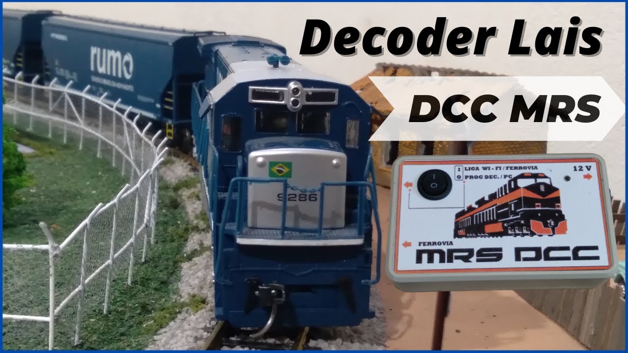 Decoder lais na locomotiva c30-7 frateschi utilizando o aparelho de dcc  MRS