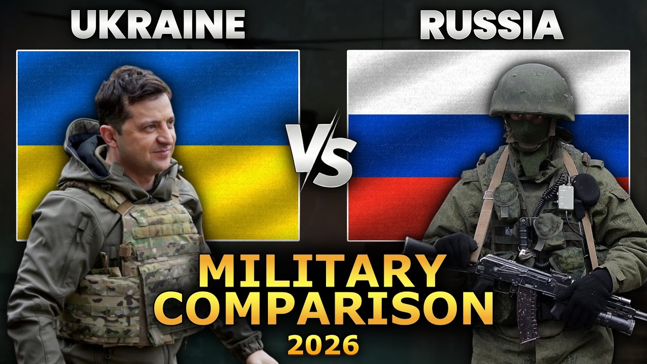 Ukraine vs Russia | Military Power Comparison 2026