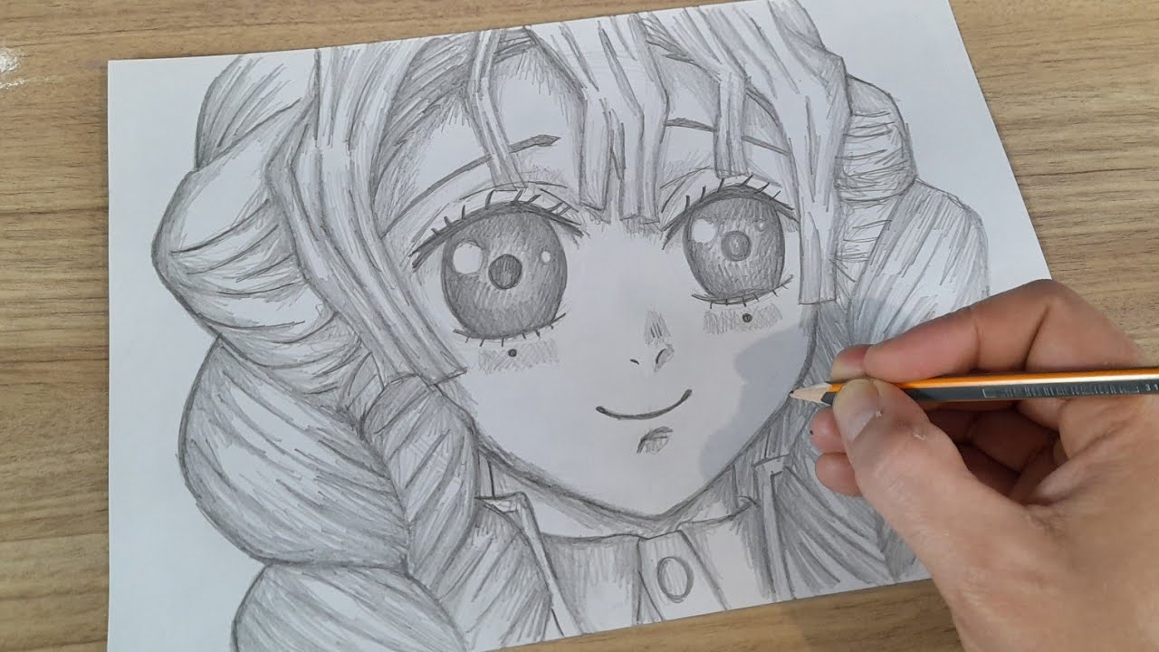 COMO DESENHAR A MITSURI DE DEMON SLAYER KIMETSU NO YAIBA