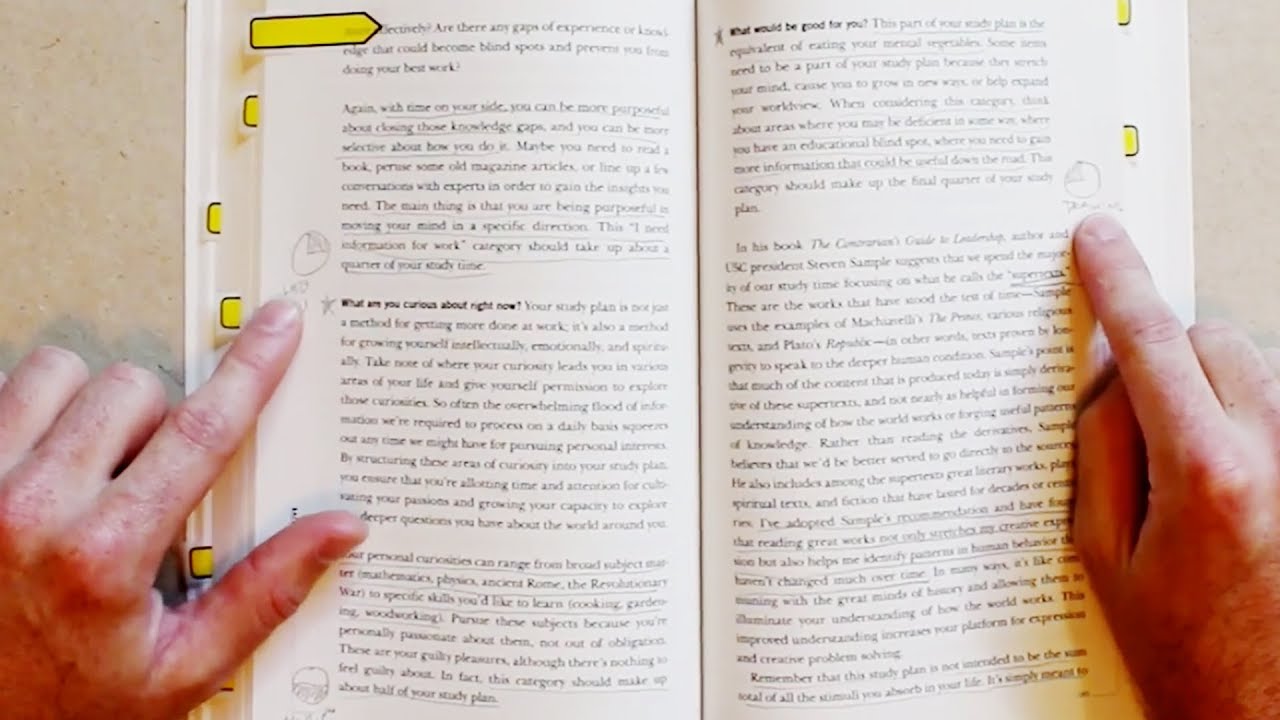 Book Margin Visual Note-Taking
