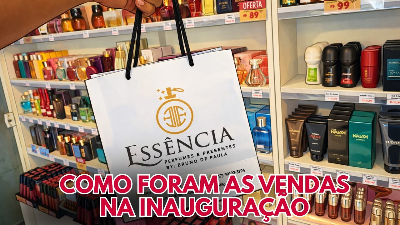 COMO FORAM AS VENDAS NA INAUGURAÇÃO DA LOJA