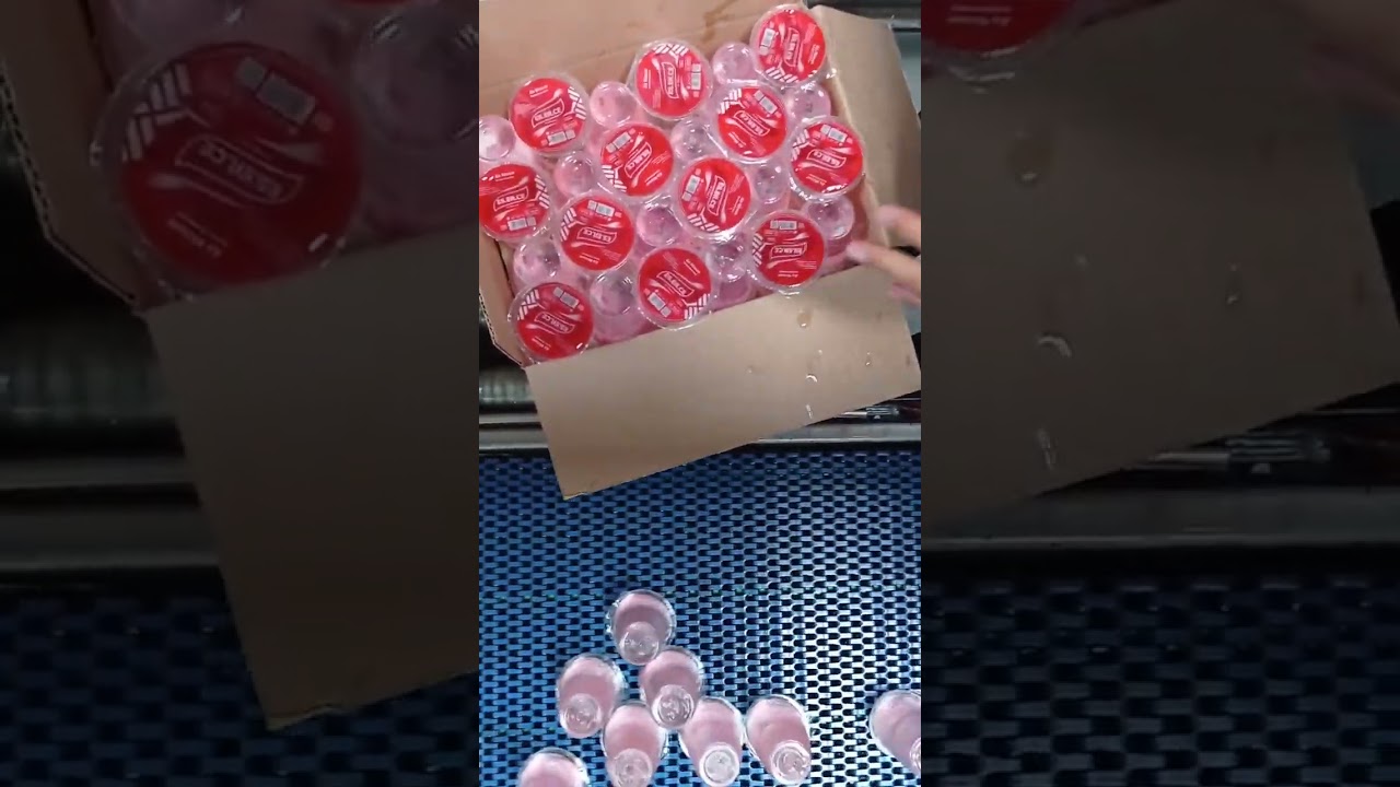 tehknik cara packing air minum jenis gelas(cup)